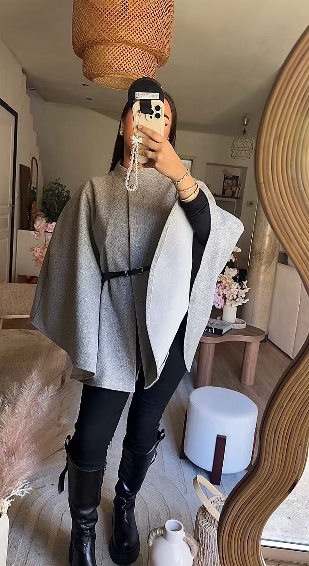 Poncho Ceinturé