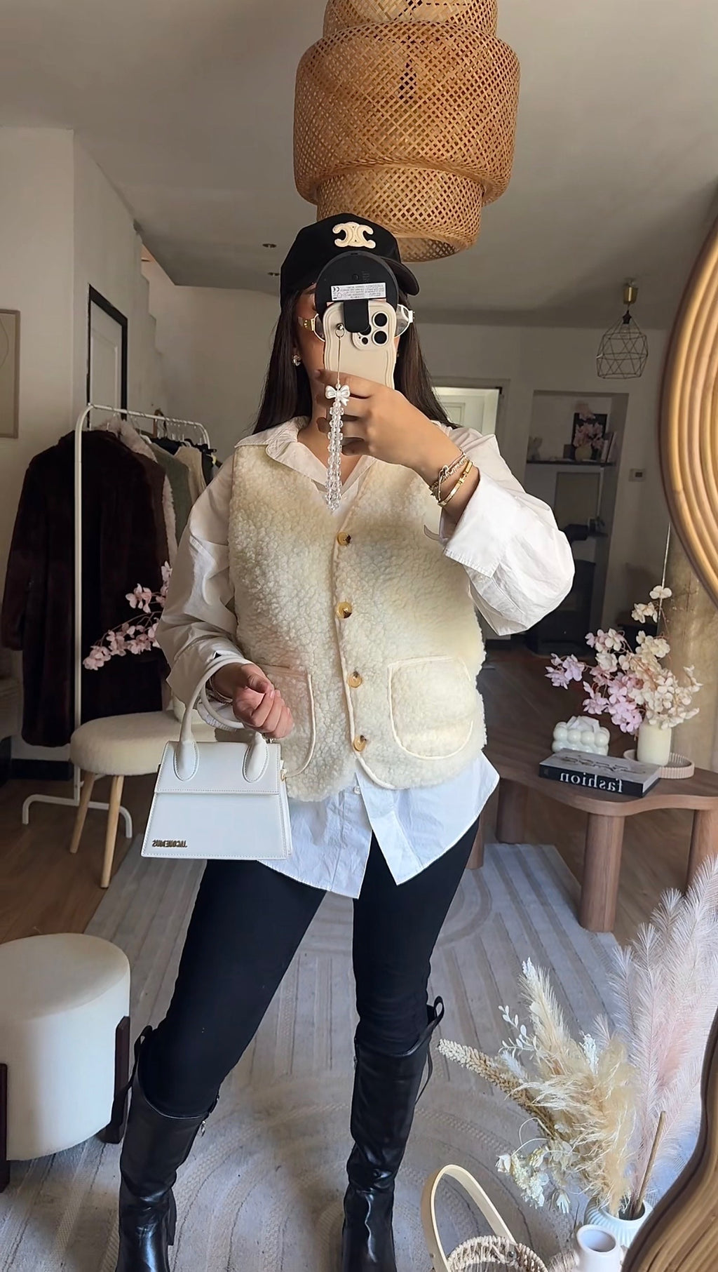 Gilet sans manches blanc