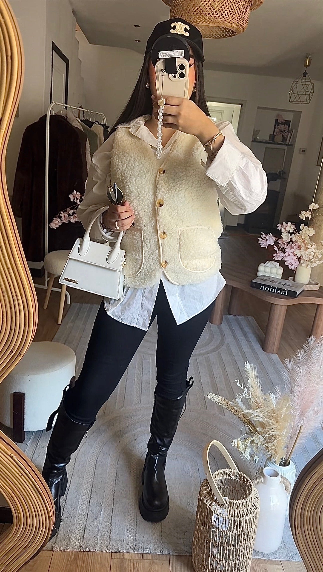 Gilet sans manches blanc
