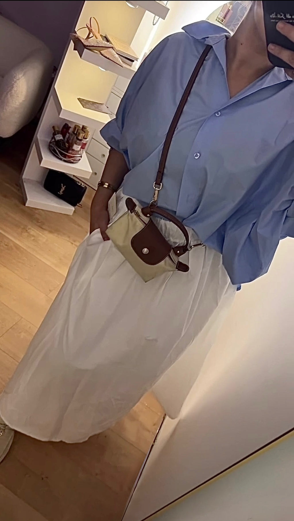 Chemise Oversize Bleu