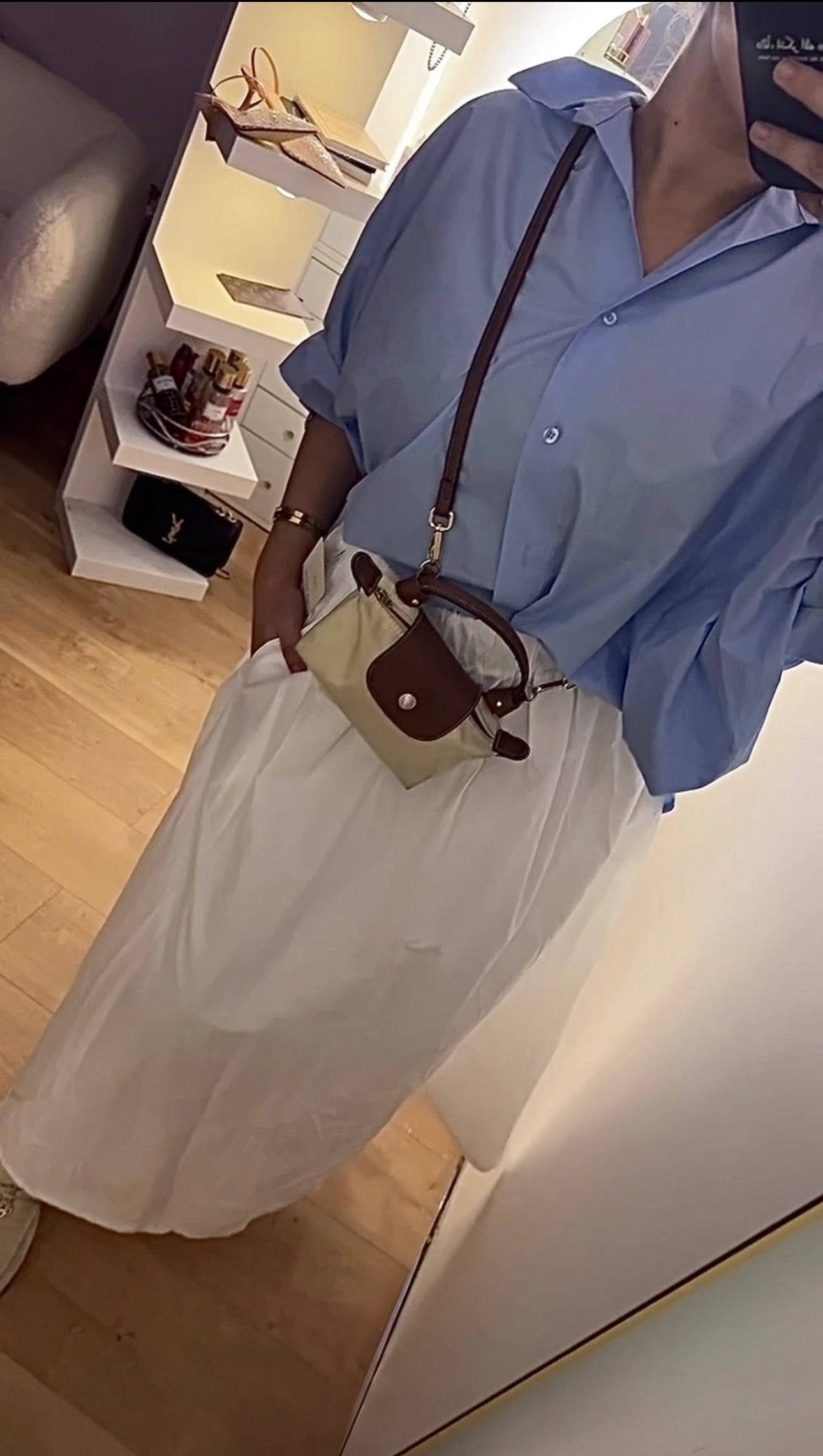 Chemise Oversize Bleu
