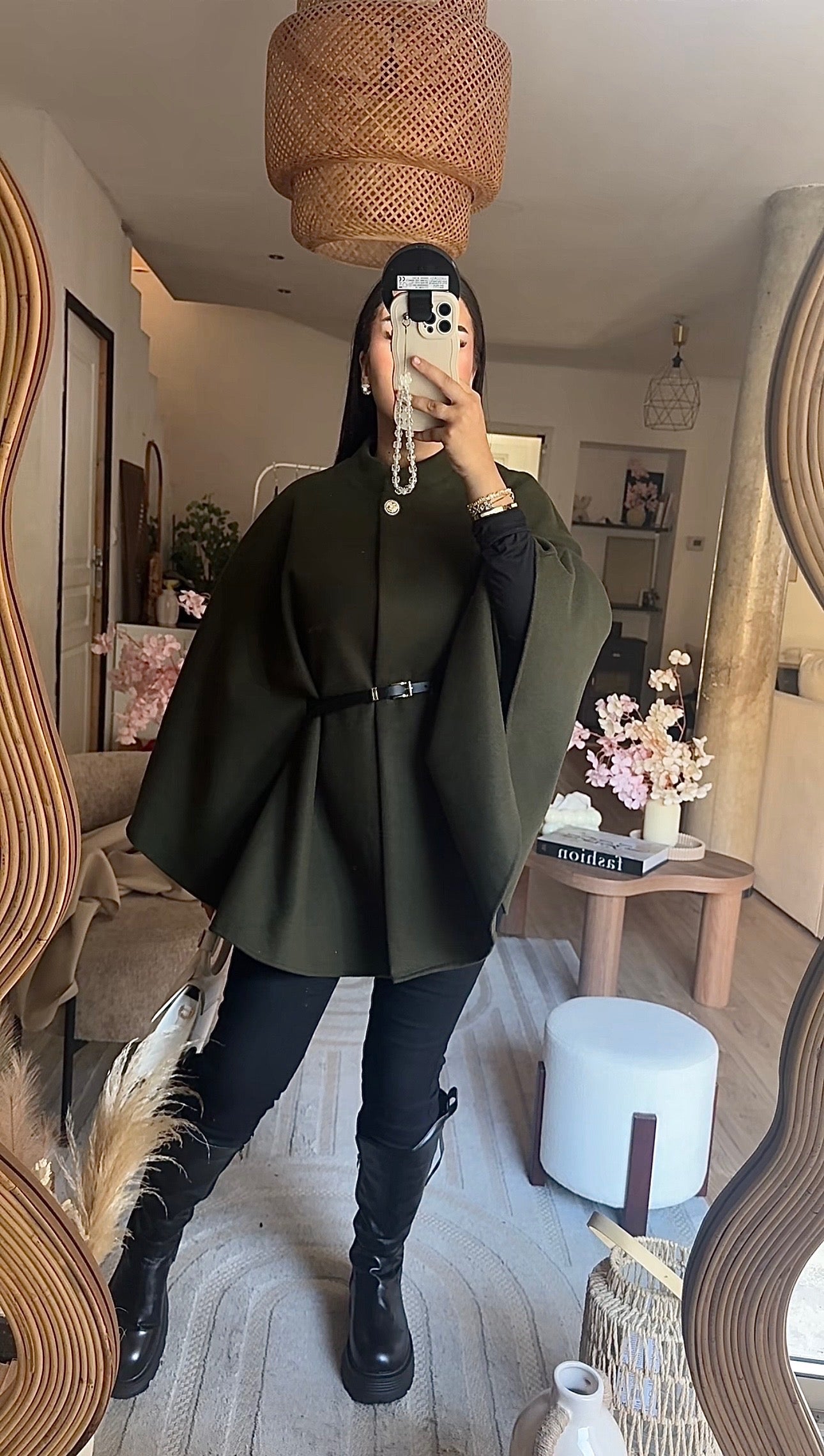 Poncho Ceinturé