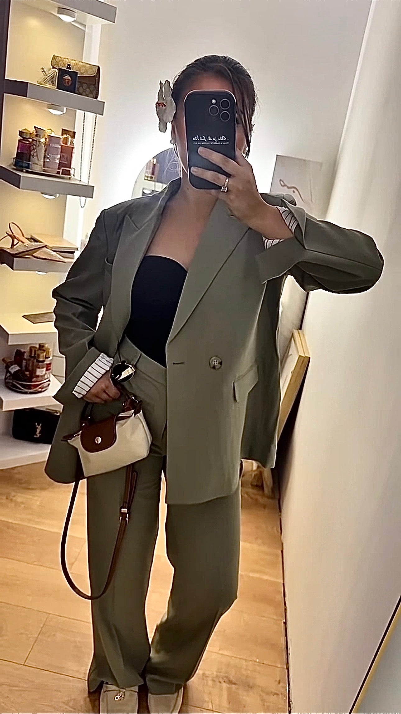 Ensemble Blazer Vert d'Eau