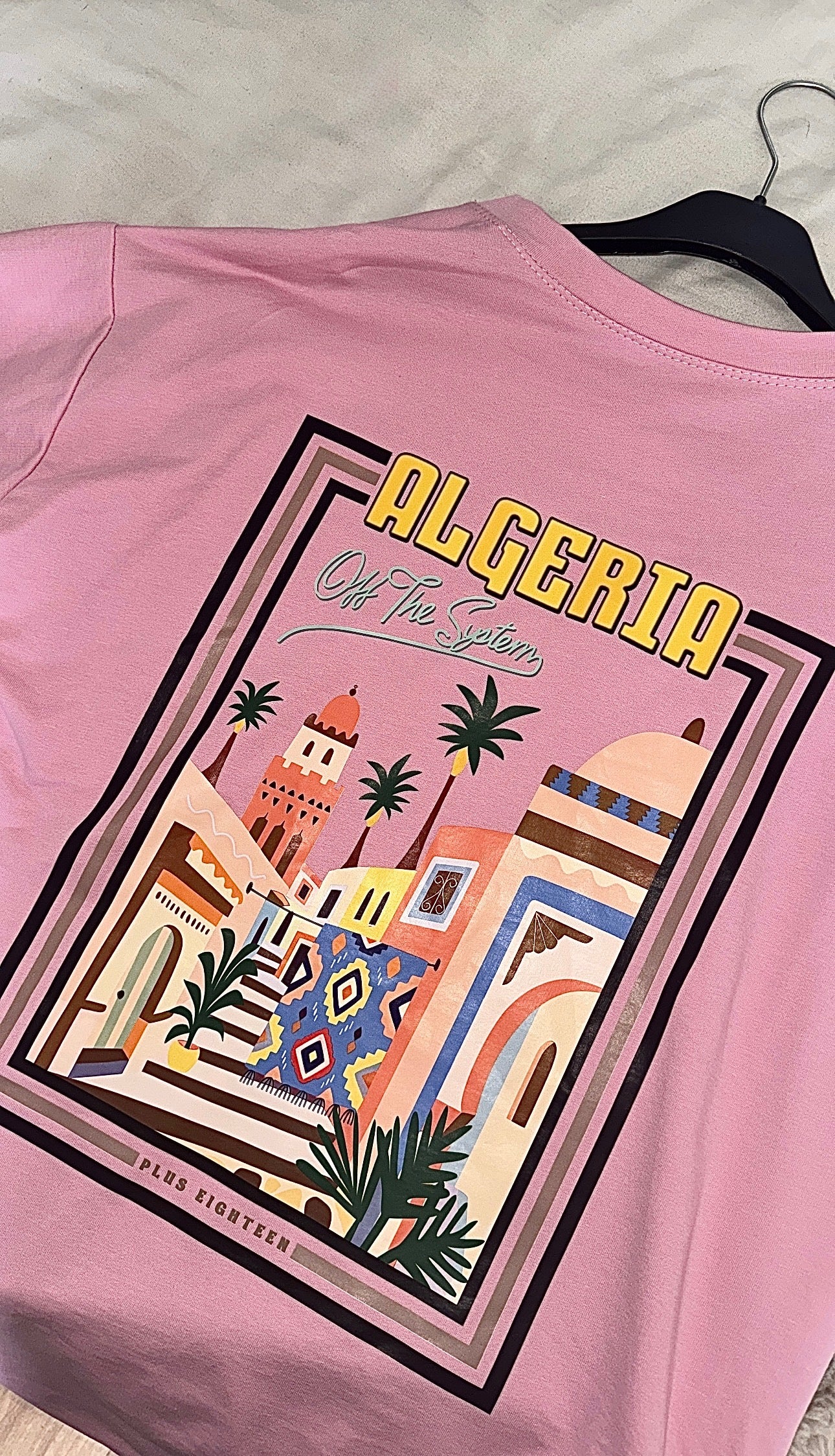 T-Shirt Oversize Tendance Rose