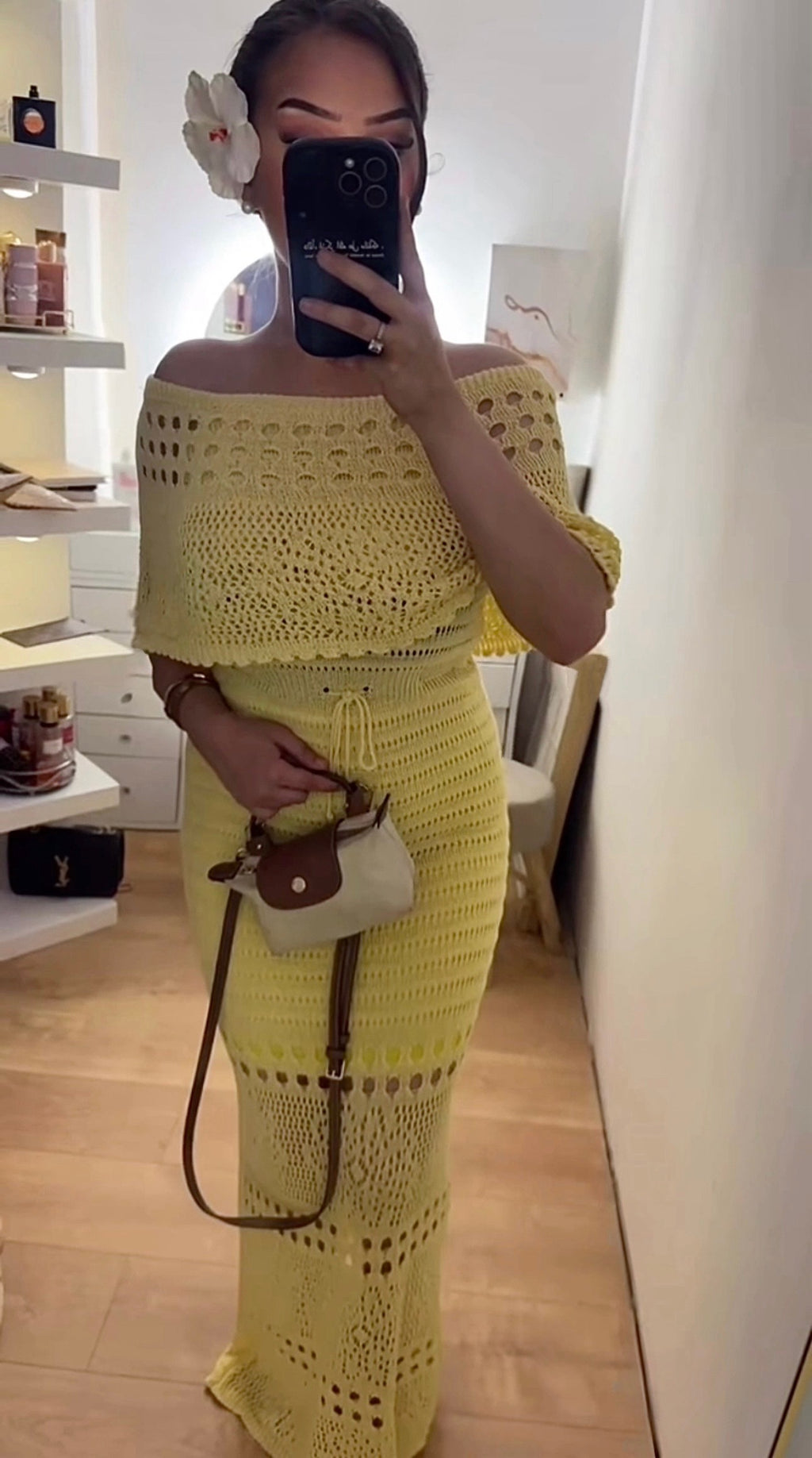 Robe longue Jaune