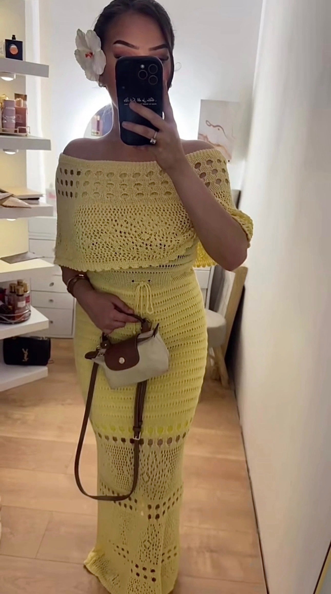 Robe longue Jaune