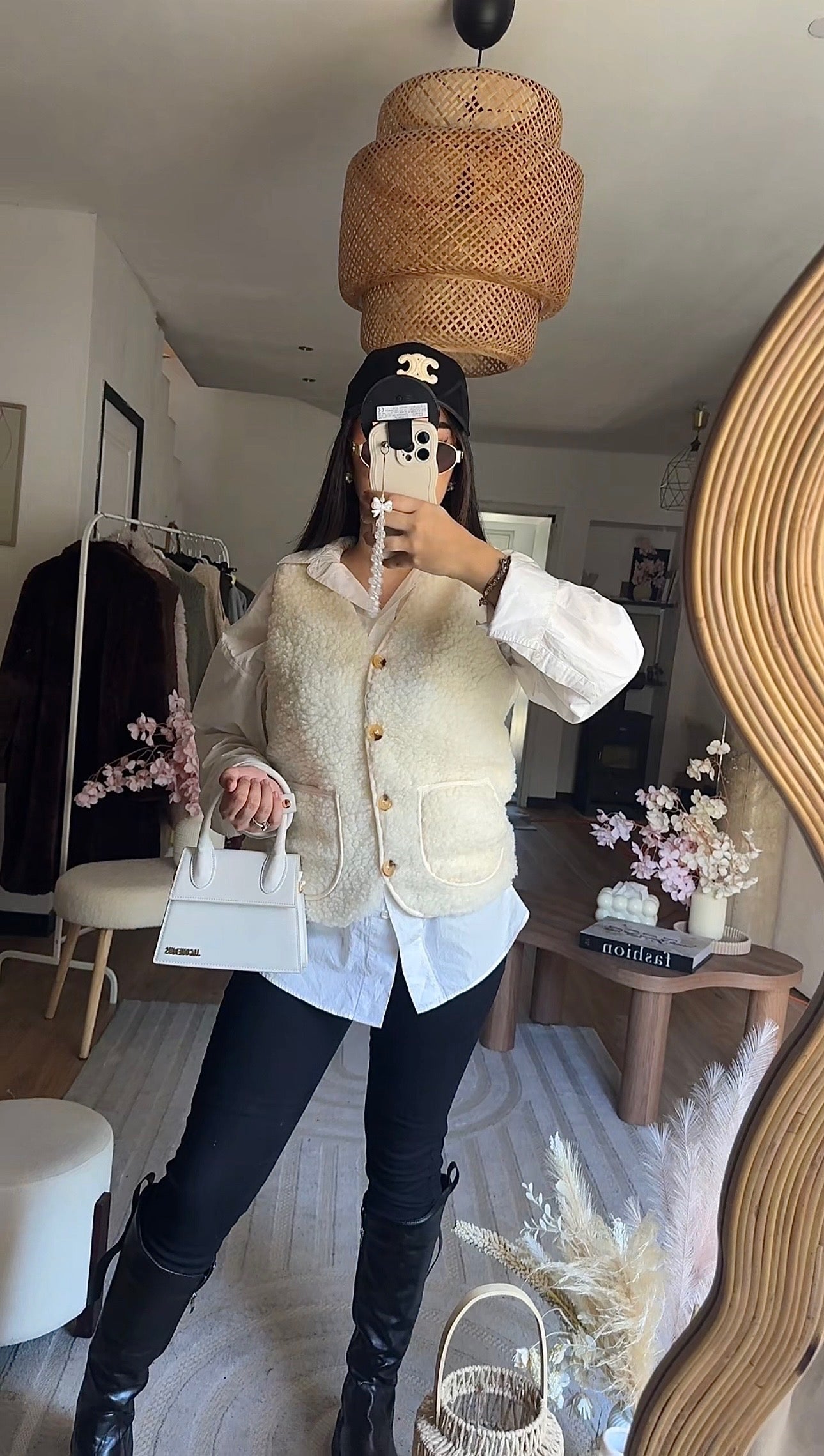 Gilet sans manches blanc