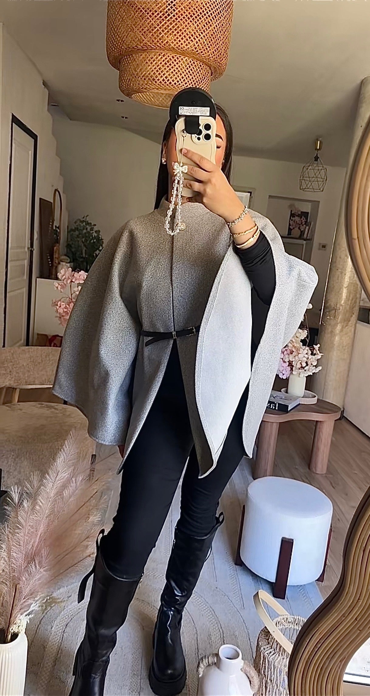 Poncho Ceinturé