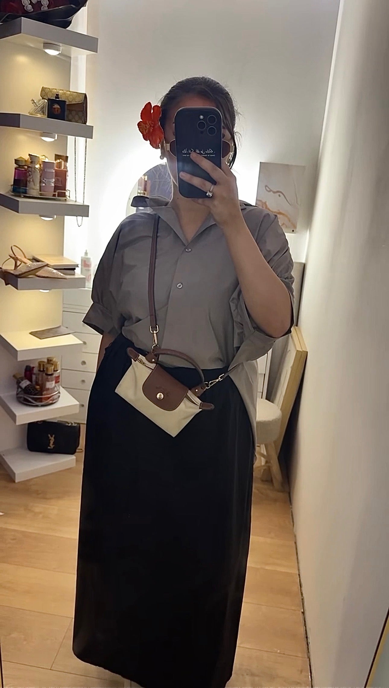 Chemise Oversize Taupe