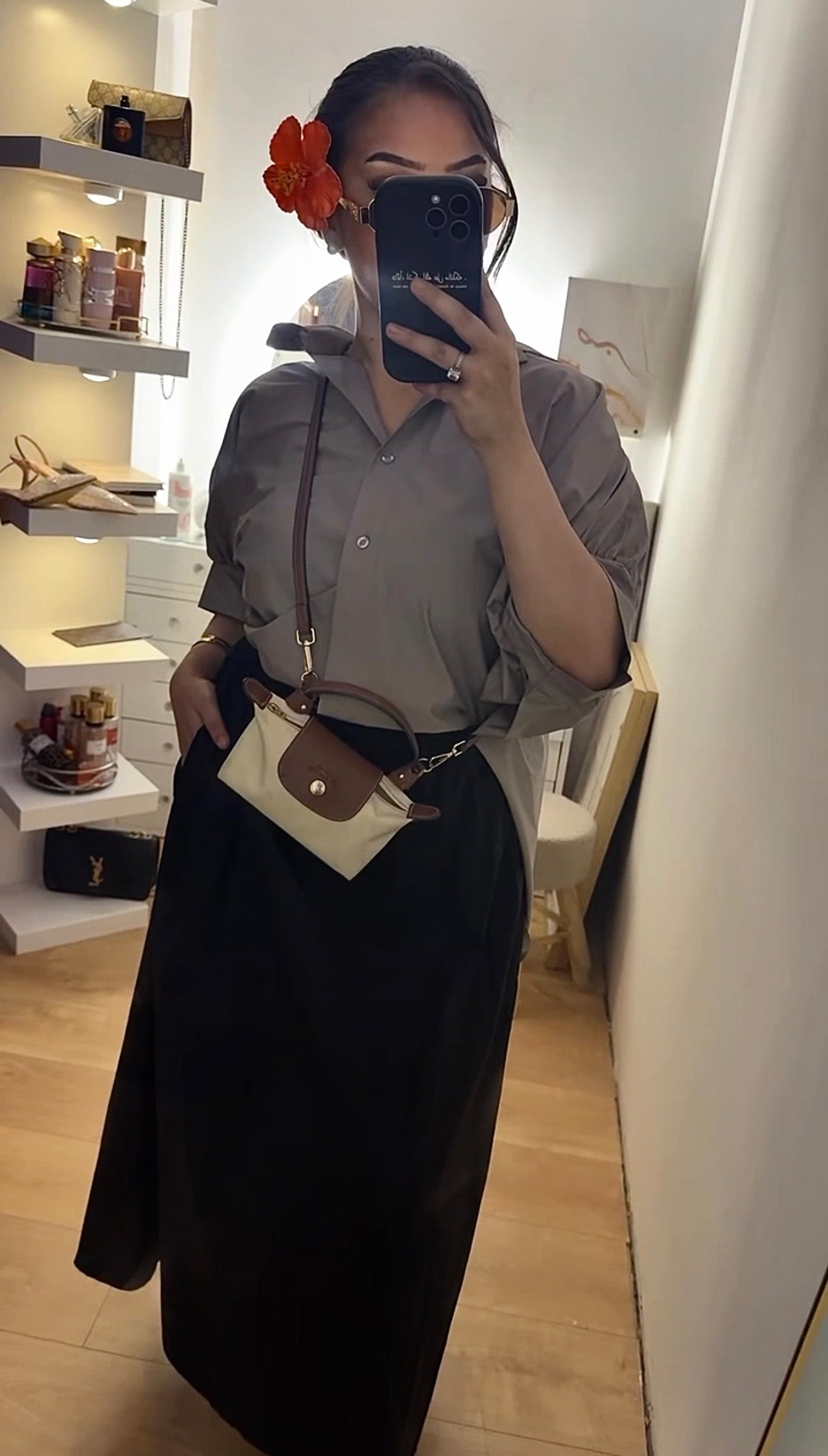 Chemise Oversize Taupe