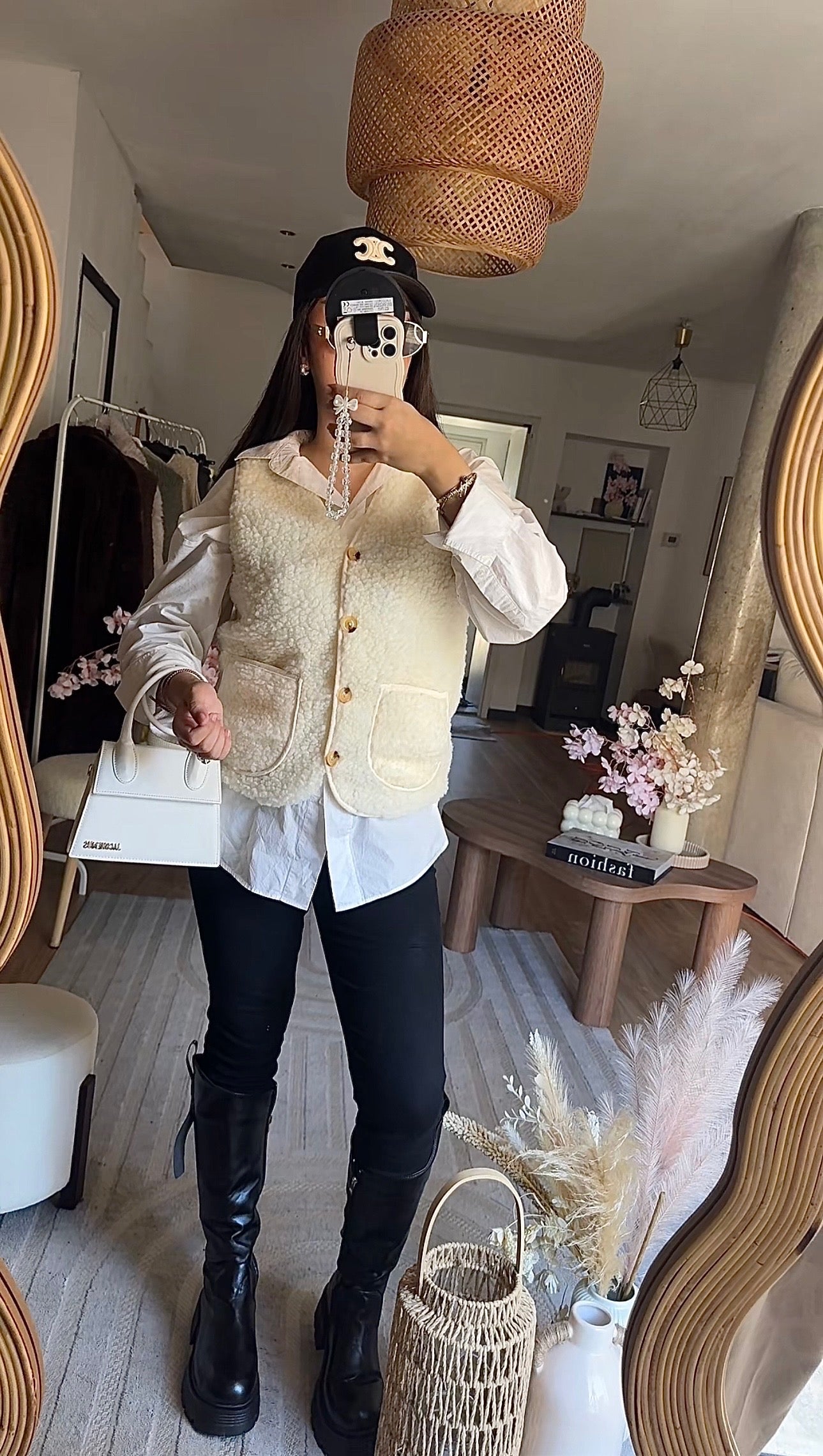 Gilet sans manches blanc
