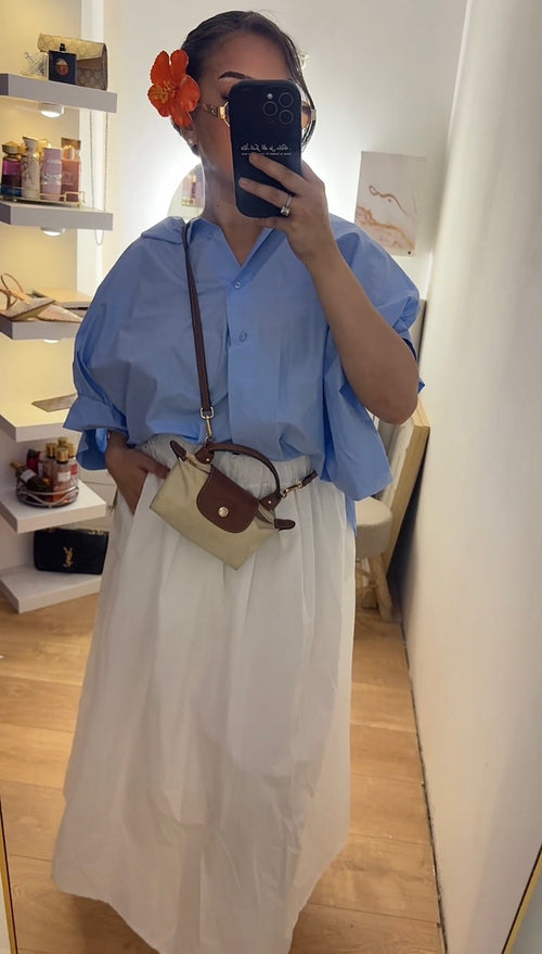 Chemise Oversize Bleu