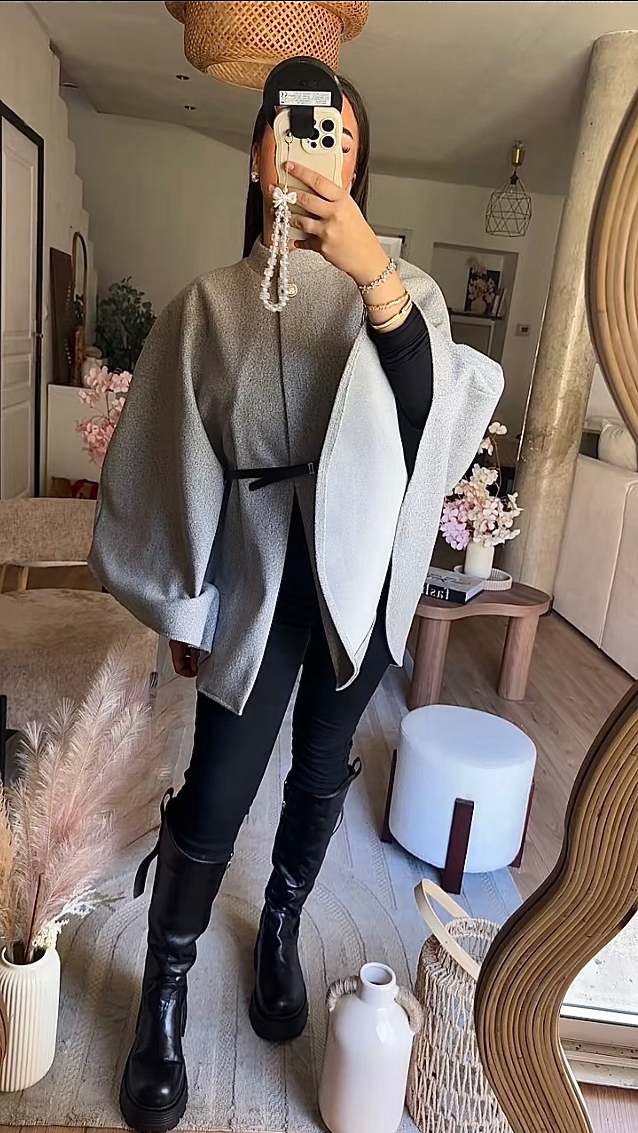 Poncho Ceinturé