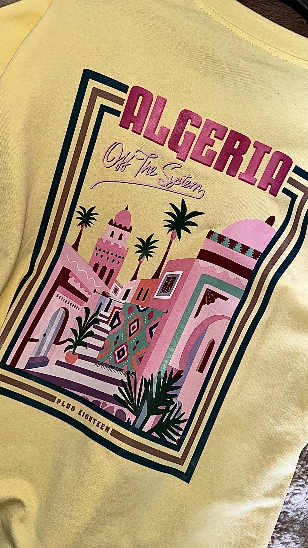 T-Shirt Oversize Tendance Jaune
