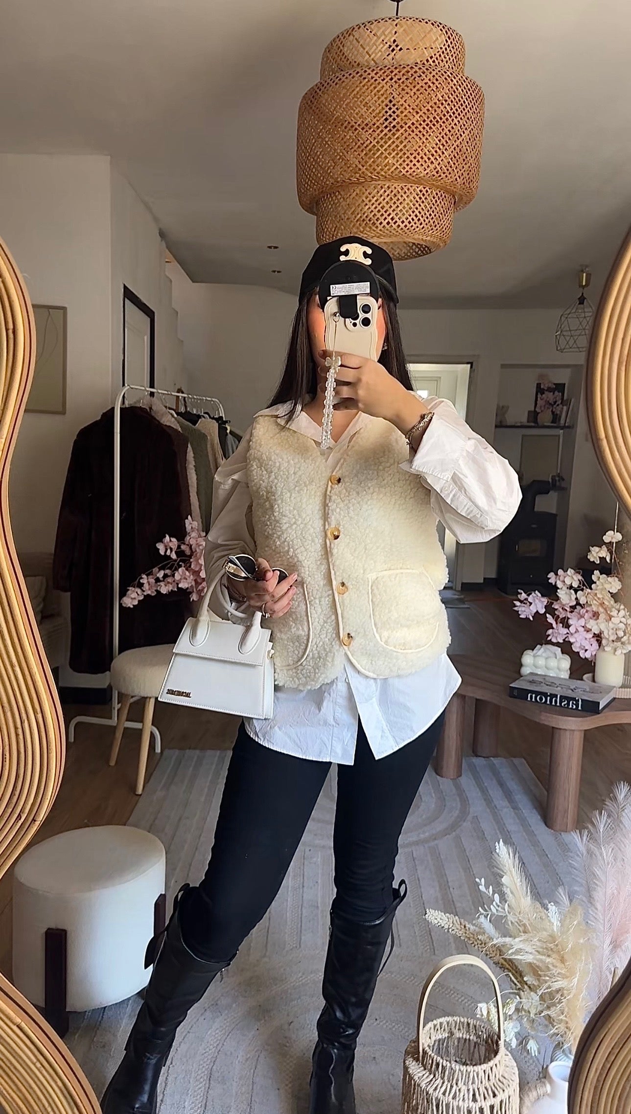 Gilet sans manches blanc