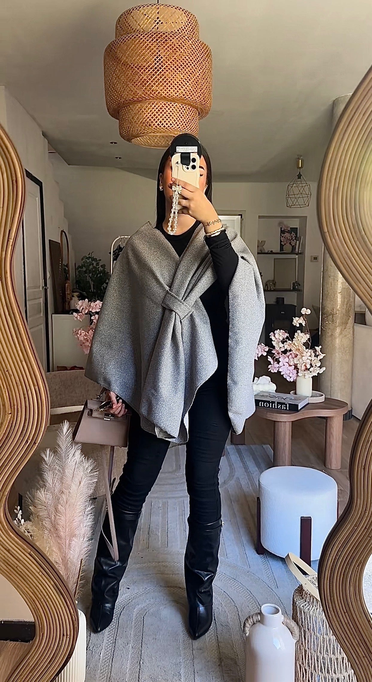 Poncho à noeud