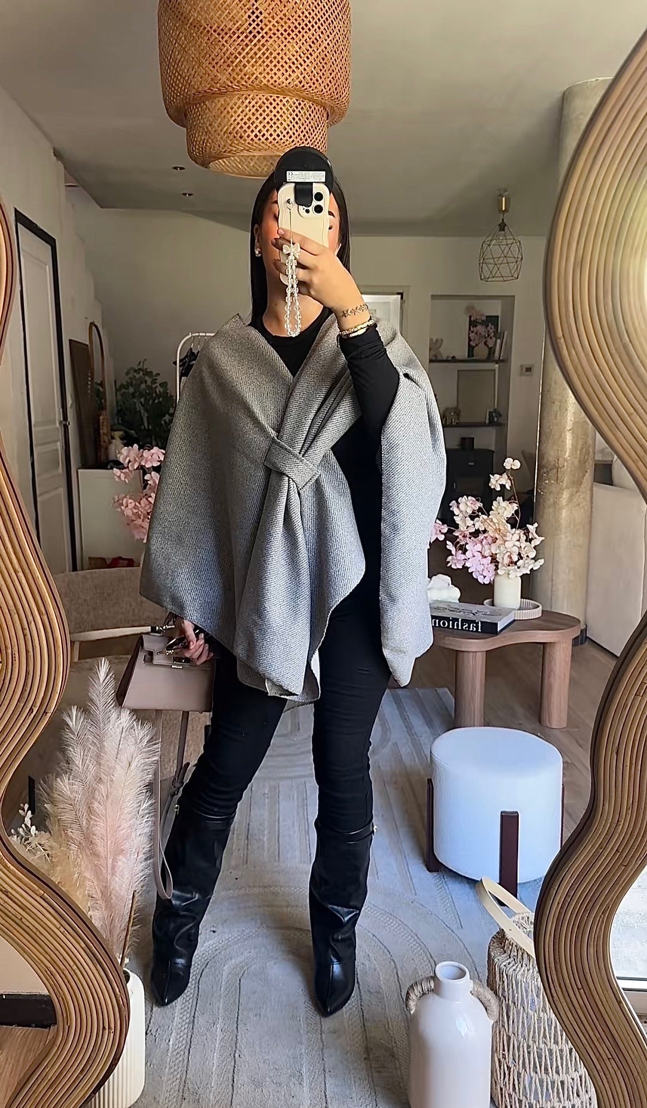 Poncho à noeud