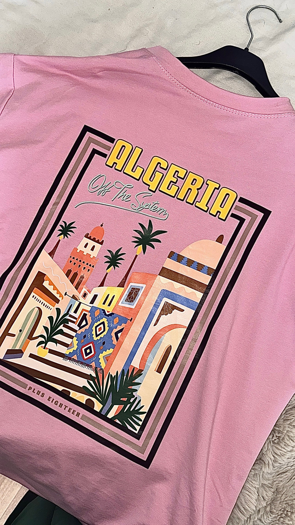 T-Shirt Oversize Tendance Rose