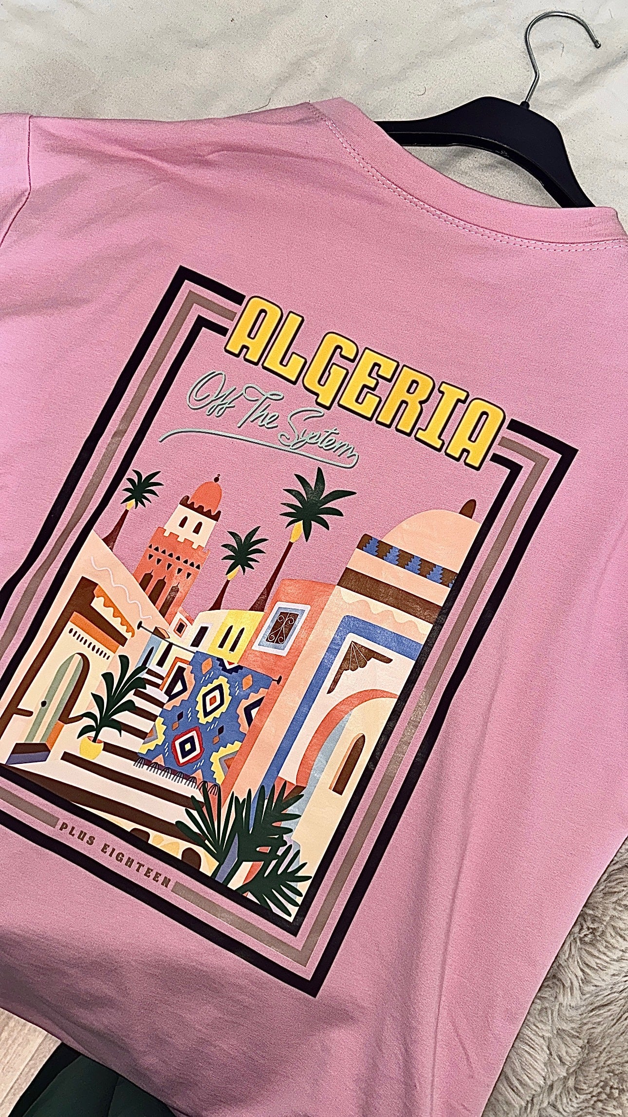T-Shirt Oversize Tendance Rose