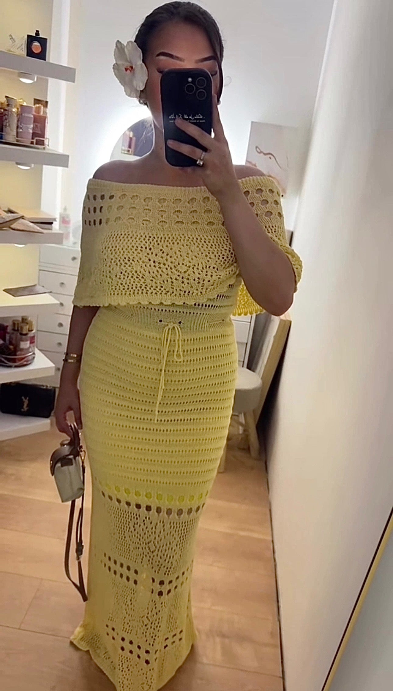 Robe longue Jaune