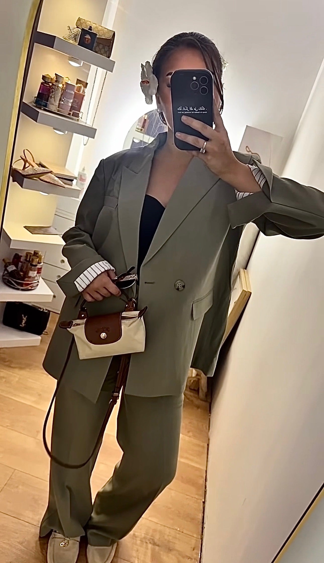 Ensemble Blazer Vert d'Eau