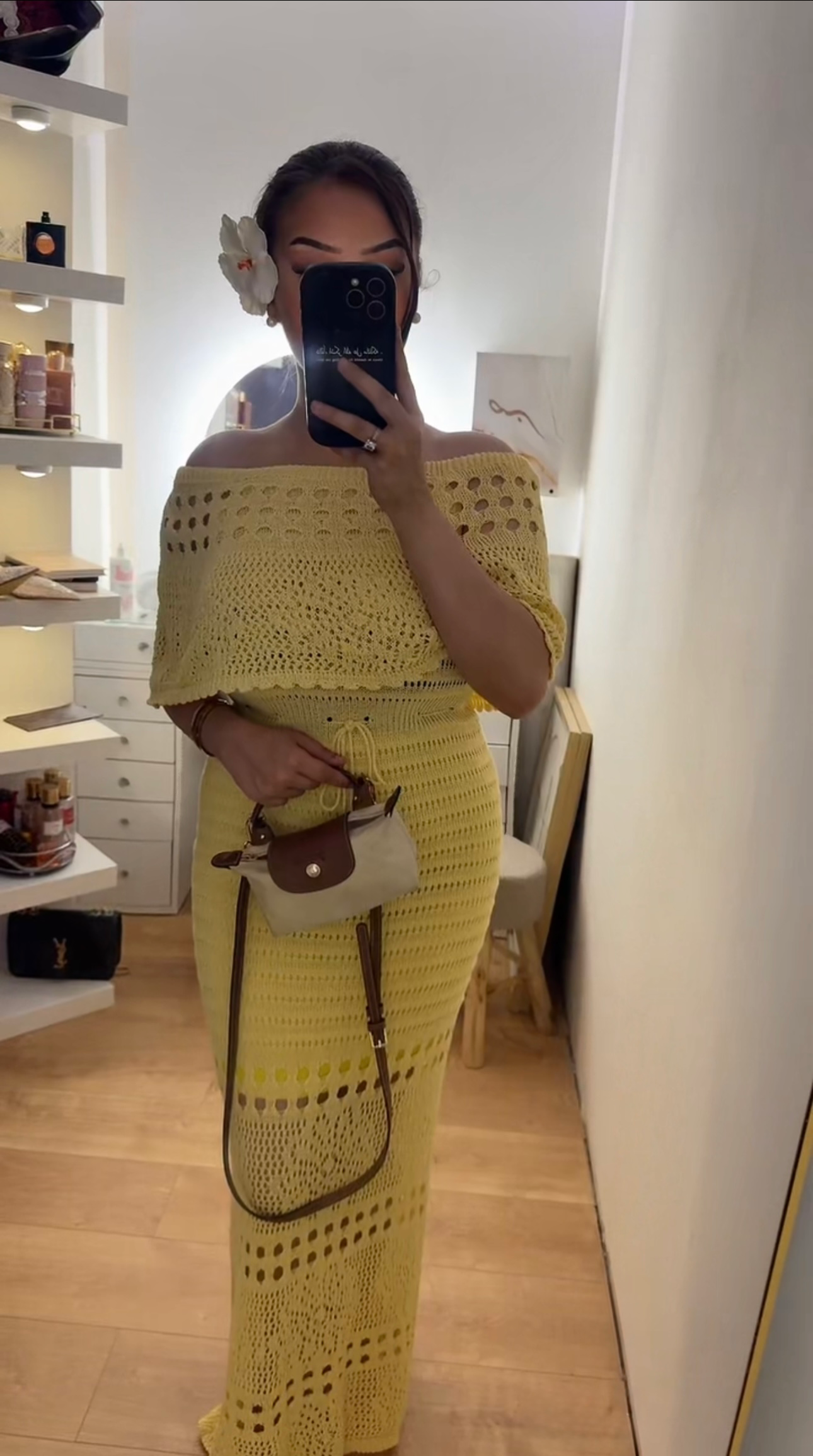 Robe longue Jaune