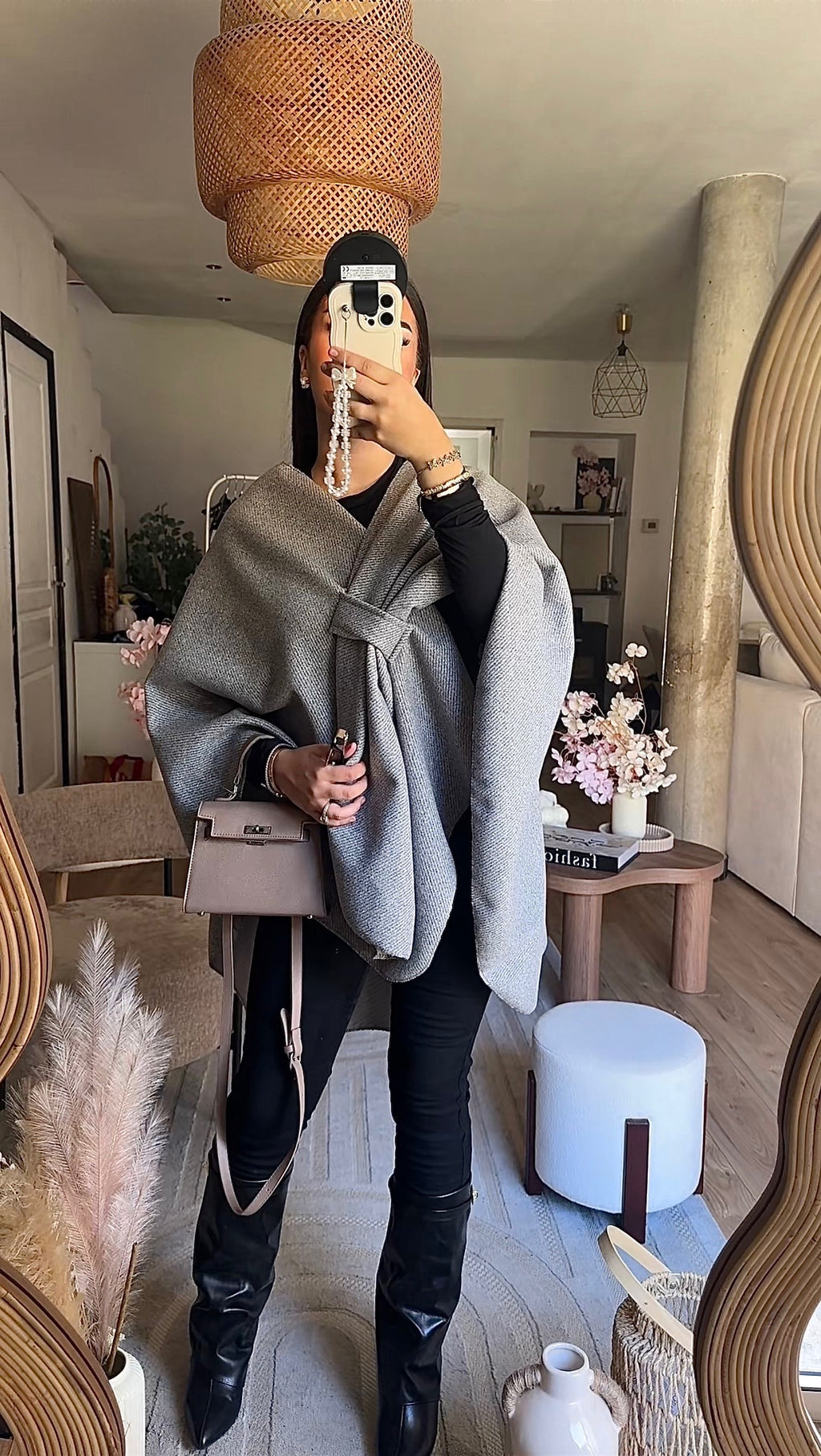 Poncho à noeud