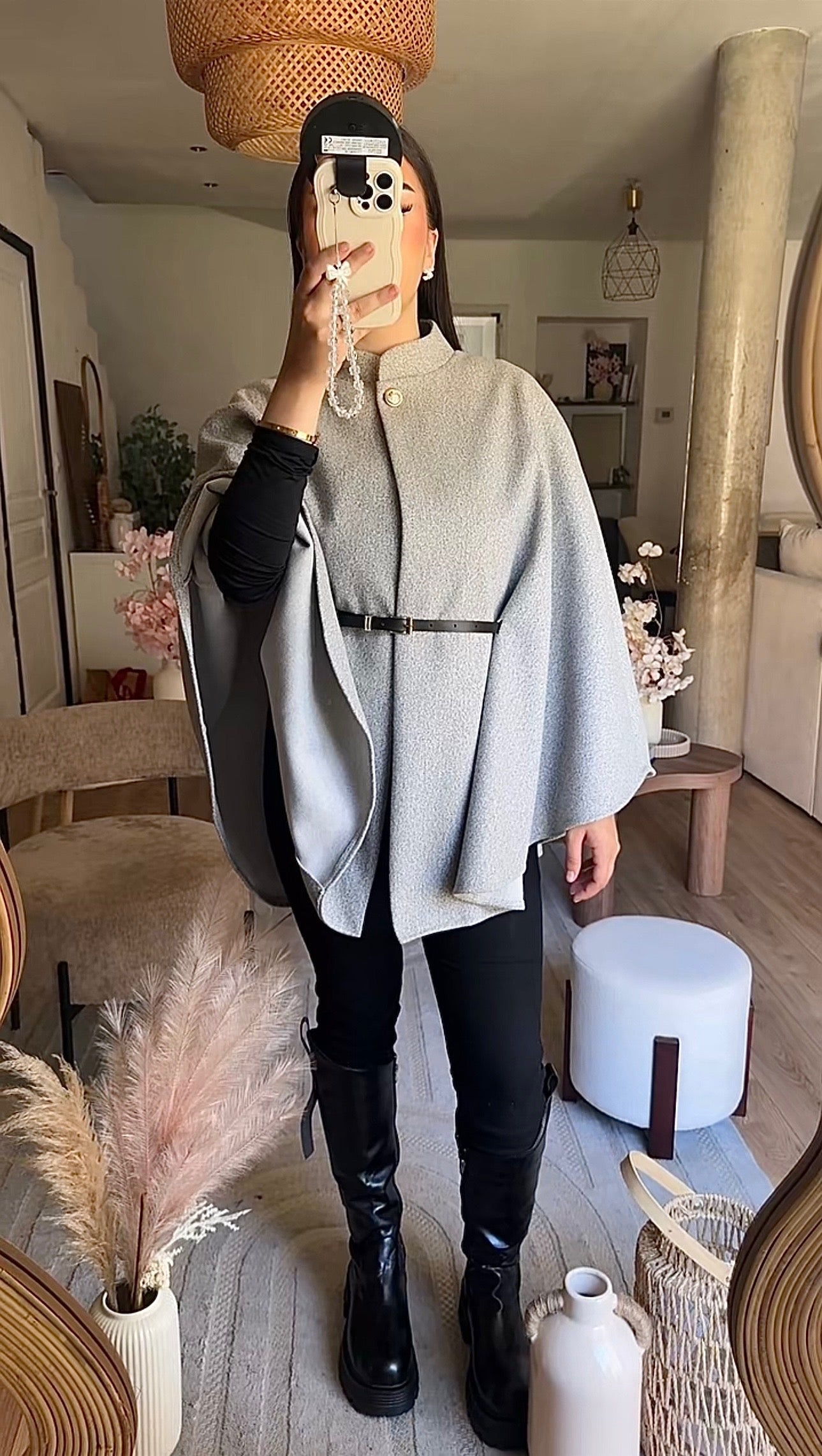 Poncho Ceinturé
